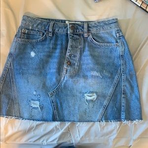 We the free Jean skirt